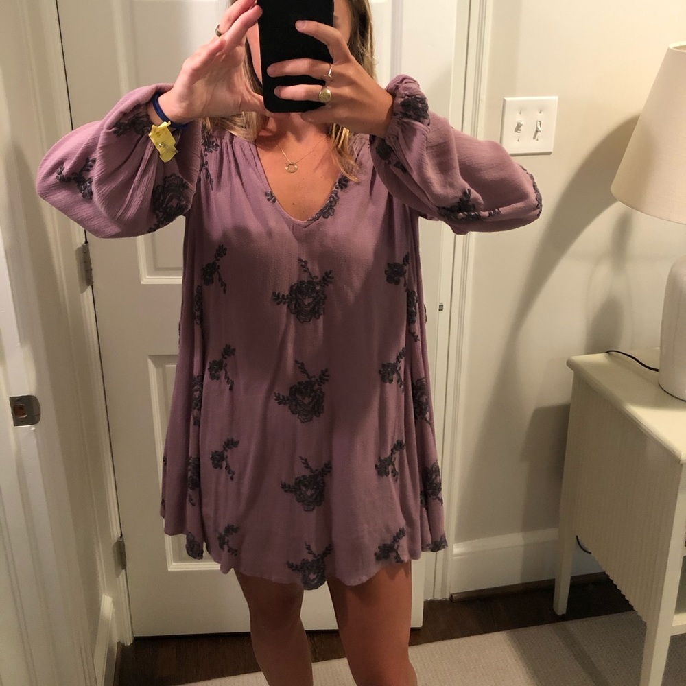 Free People Emma Embroidered Dress